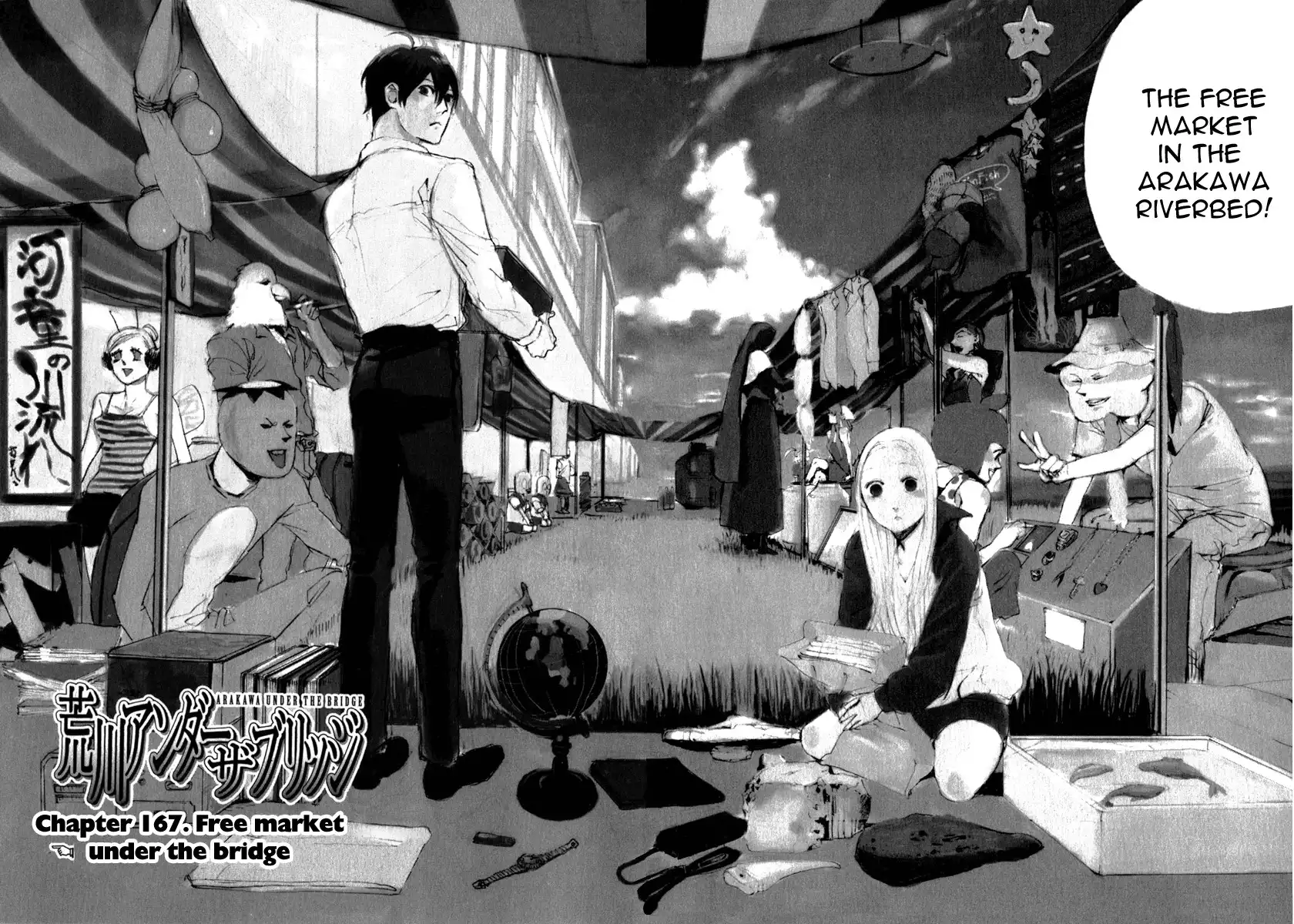 Arakawa Under the Bridge Chapter 167 8